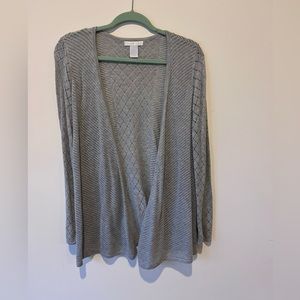 Grey cardigan